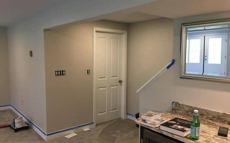 exterior paint inside