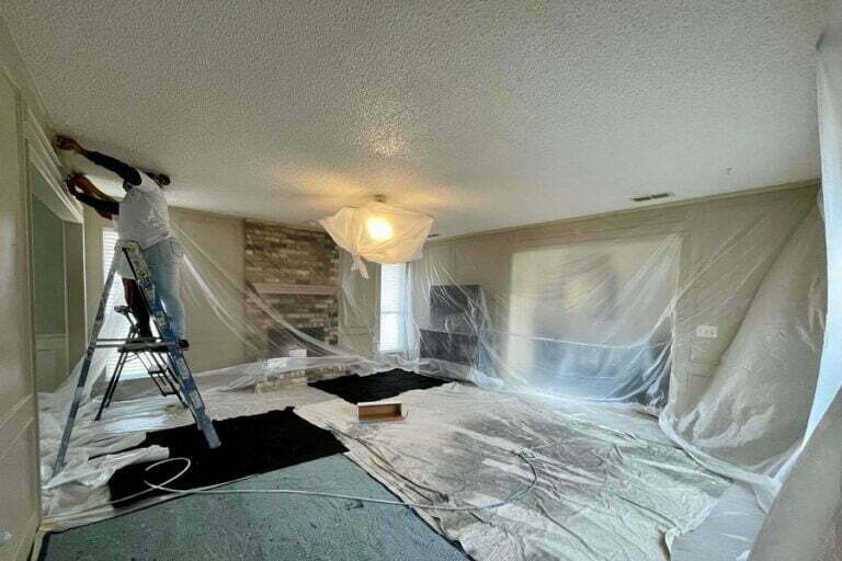 popcorn ceiling