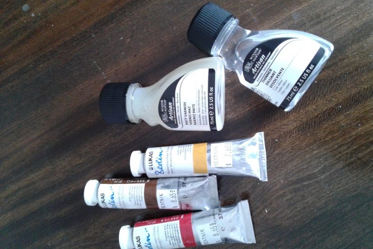 water mixable oil paint with thinner