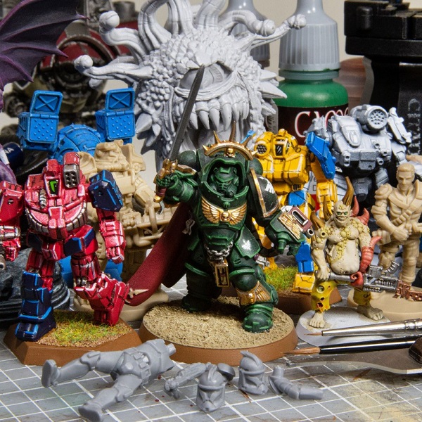 Painted Miniatures and Models with Acrylic Paint